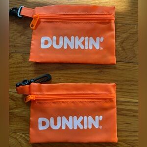 Two brand new Dunkin’ Donuts mini bags plus one sticker